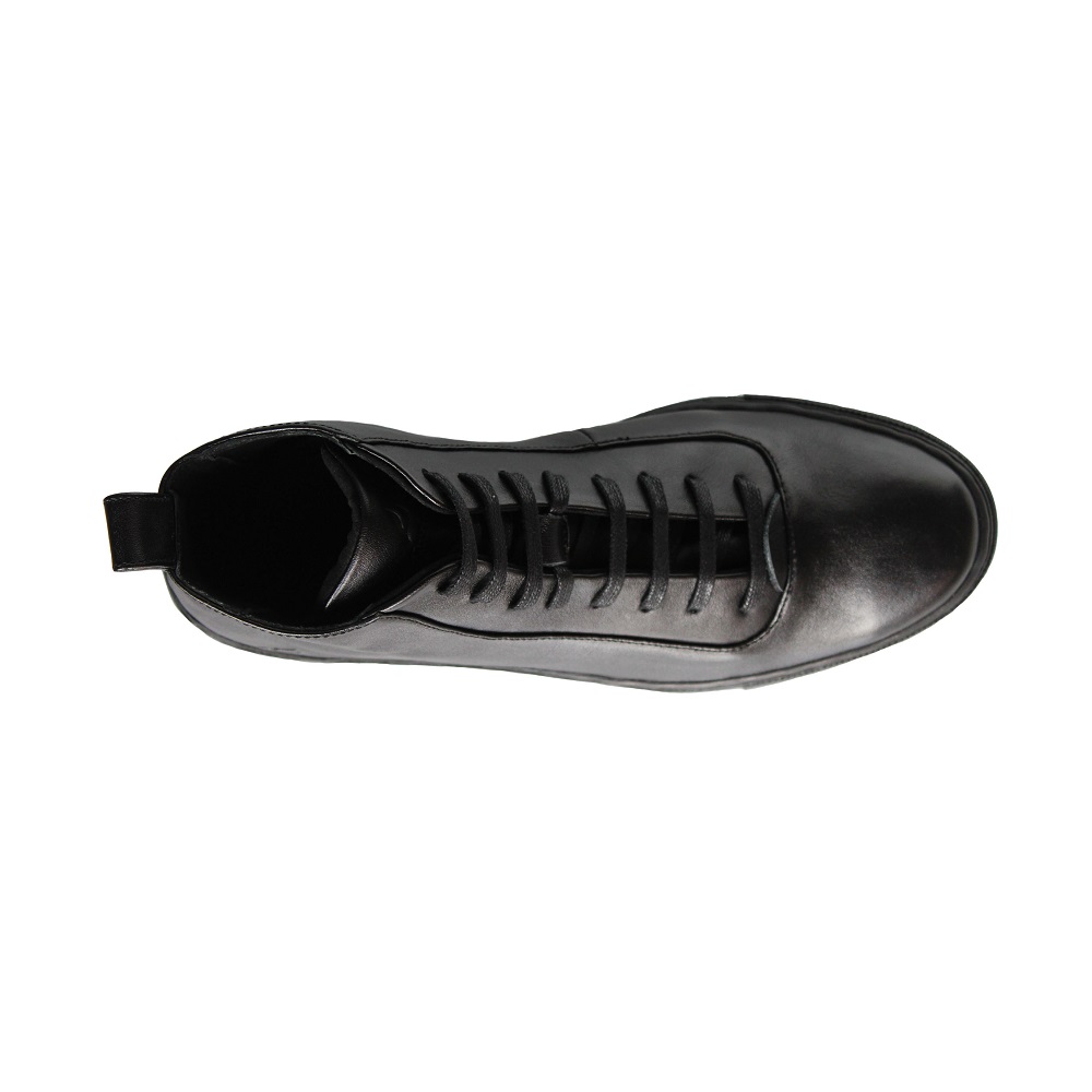 Oxvan Boots Full Black Oxford Sneakers Leather