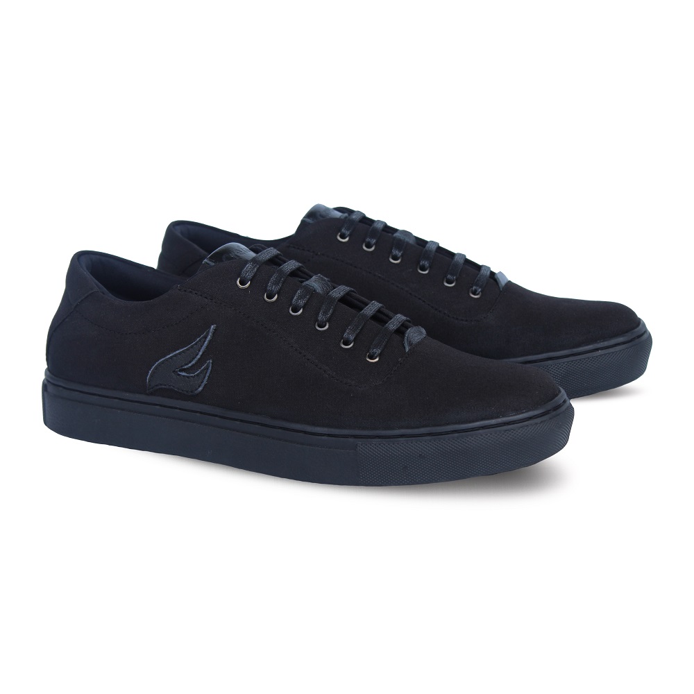 Crefow oxvan canvas full black oxford sneakers 2