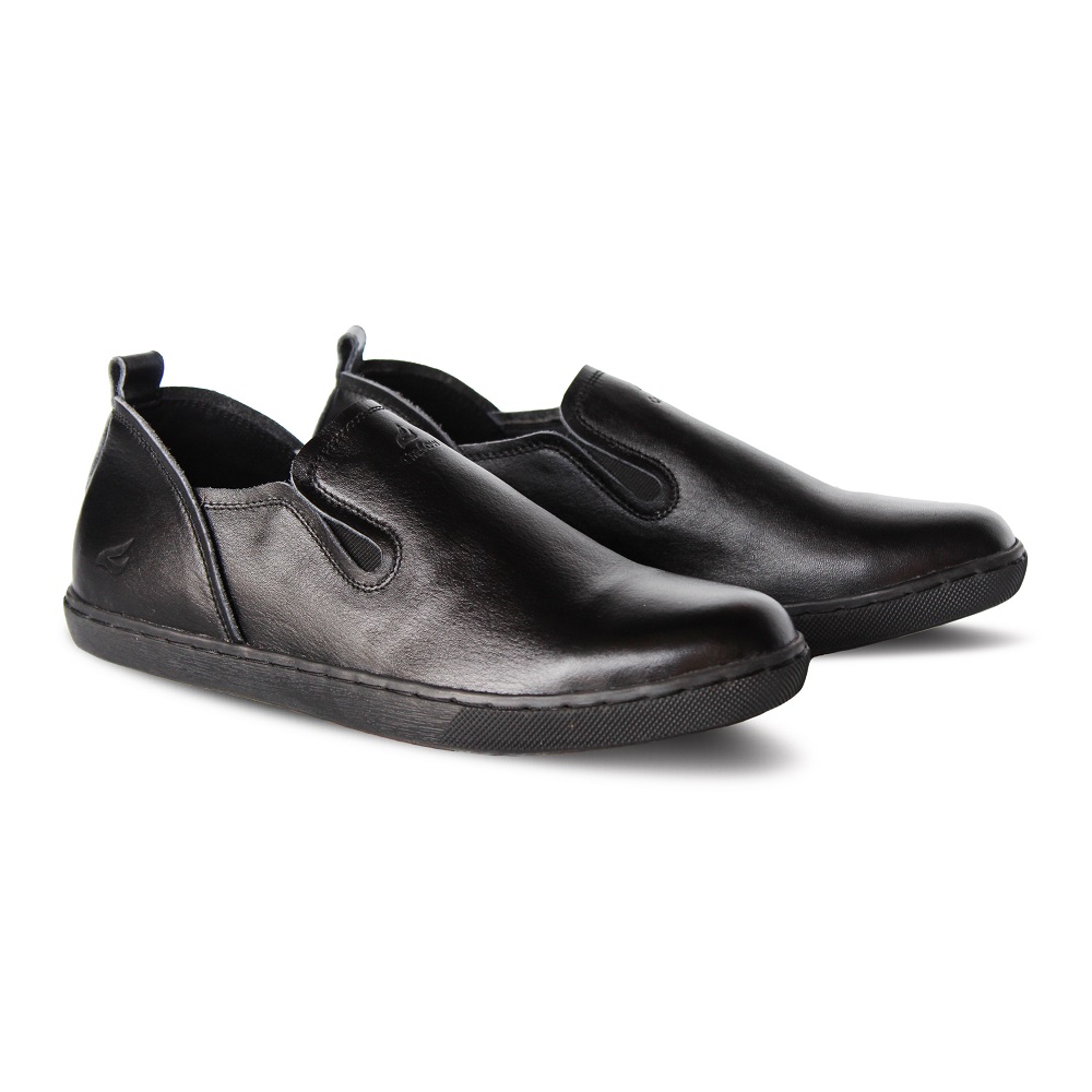 crefow felos black slip on leather 2