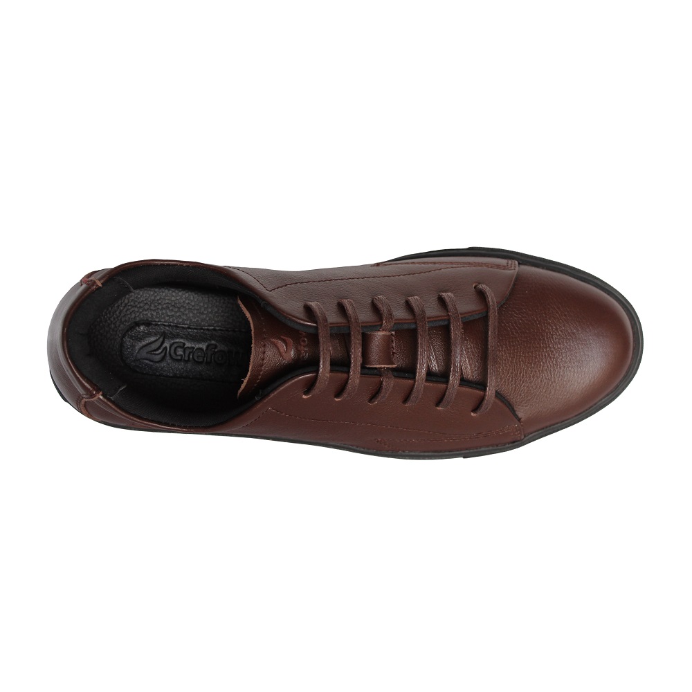 Crefow neacky blrown sneakers leather atas