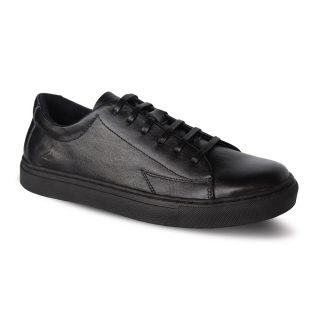 Crefow neacky black sneakers leather