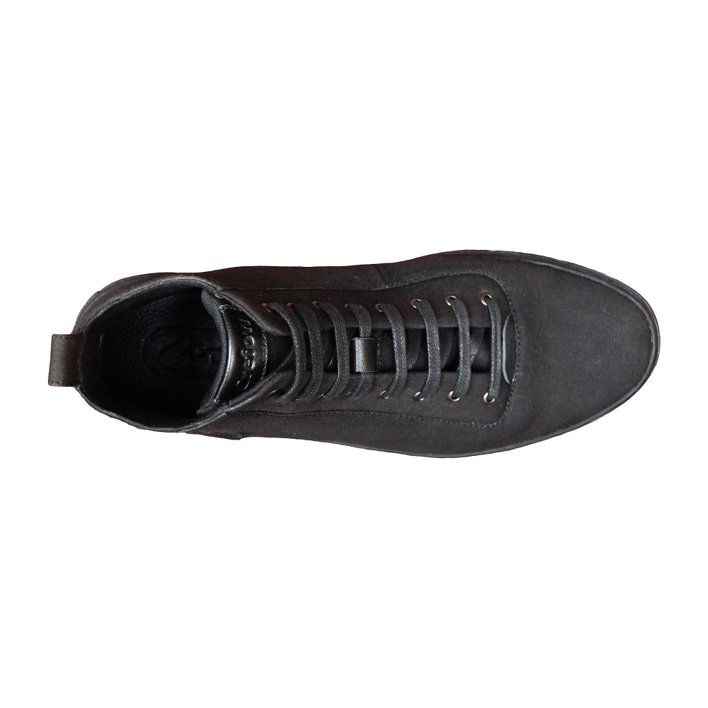 Crefow oxvan boots canvas black sneakers atas