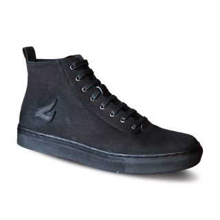 Crefow oxvan boots canvas black sneakers