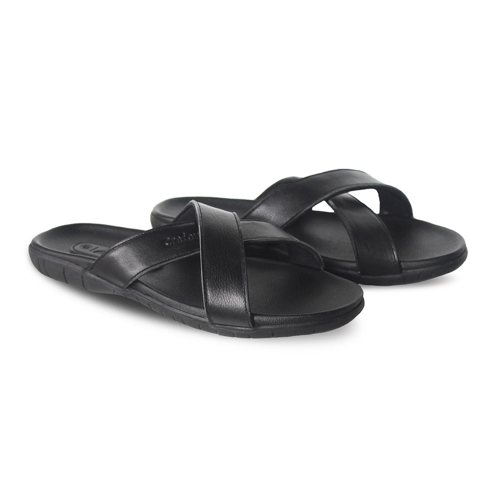 Lano Slipper Men Sandal Black