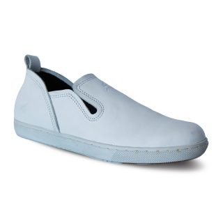 crefow felos white slip on leather
