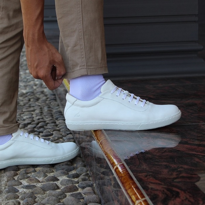Crefow oxvan white low sole sneakers leather OK