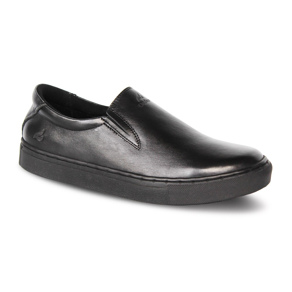 crefow neeco black slip on leather