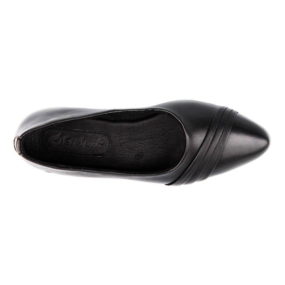 Crefow Eshi H5 Heel Pump Women Black atas