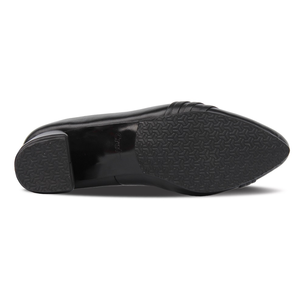 Crefow Eshi H5 Heel Pump Women Black bawah