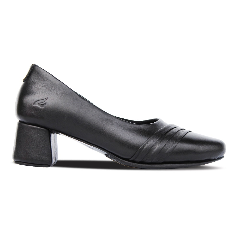 Crefow Eshi H5 Heel Pump Women Black samping