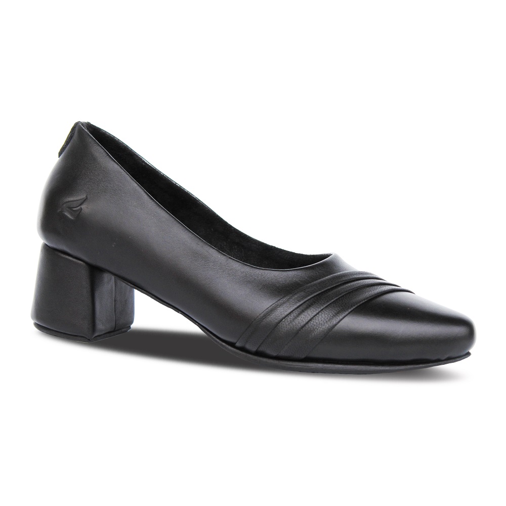 Crefow Eshi H5 Heel Pump Women Black single