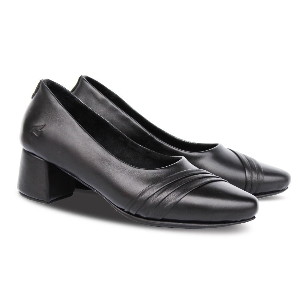 Crefow Eshi H5 Heel Pump Women Black 2