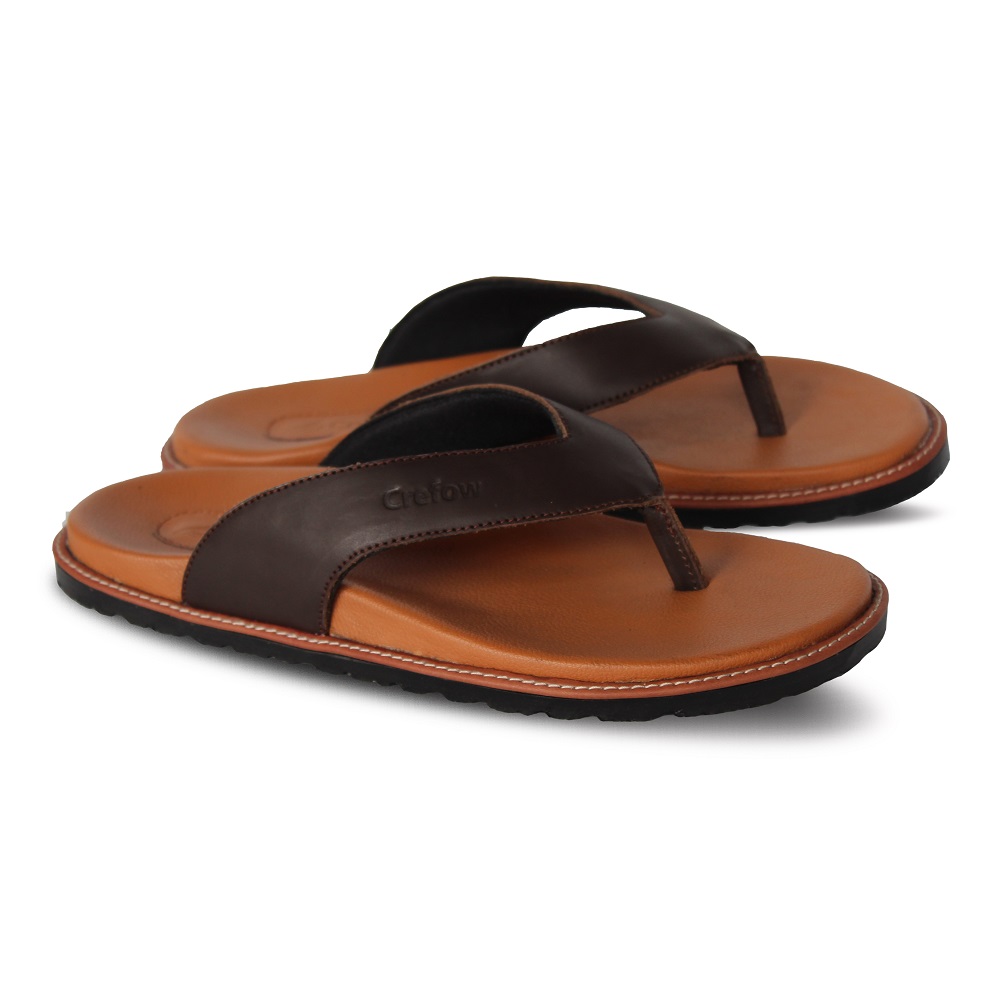 Crefow Feino HS Brown Tan Flip Flop Men Women Sandal 2