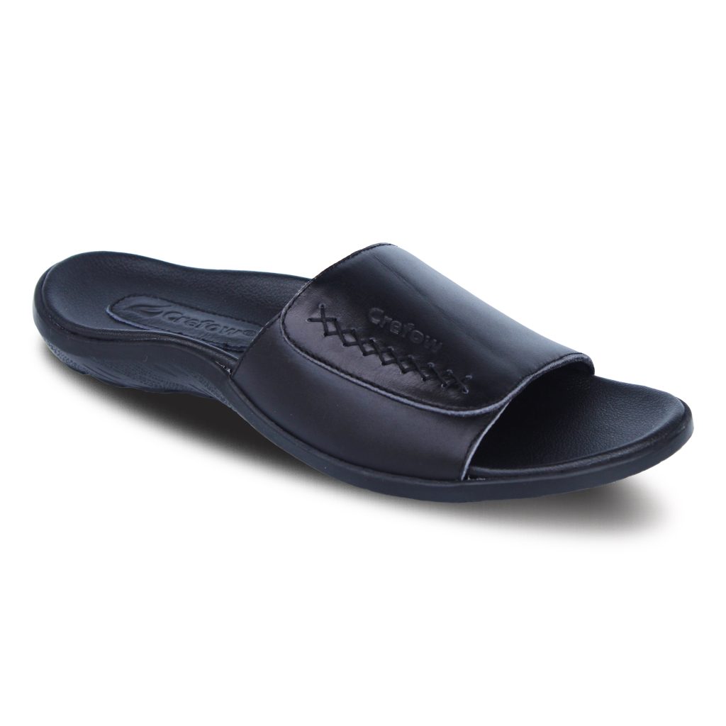 Seco Black Men Selop Sandal
