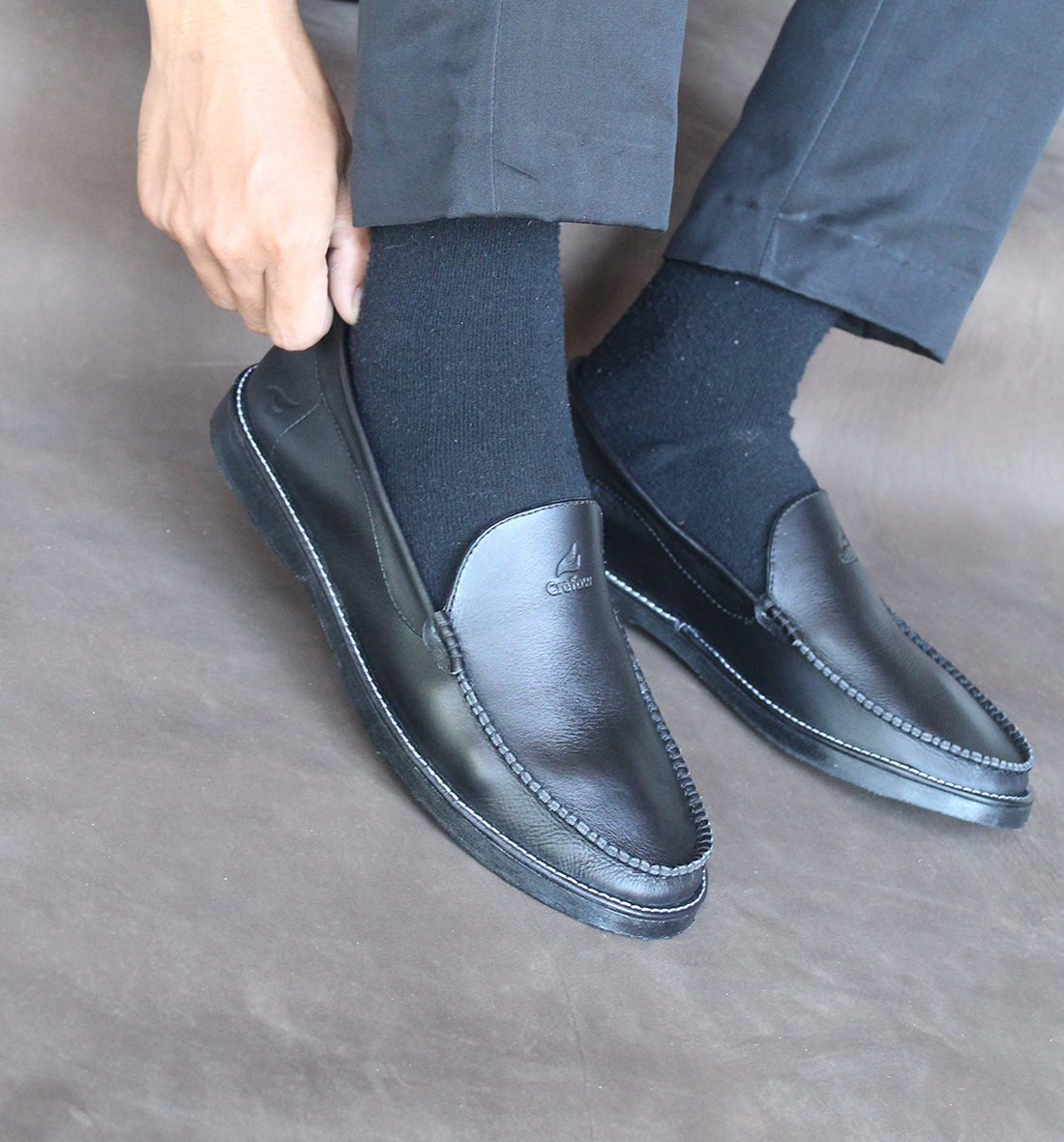 Lofa Black Men Loafers