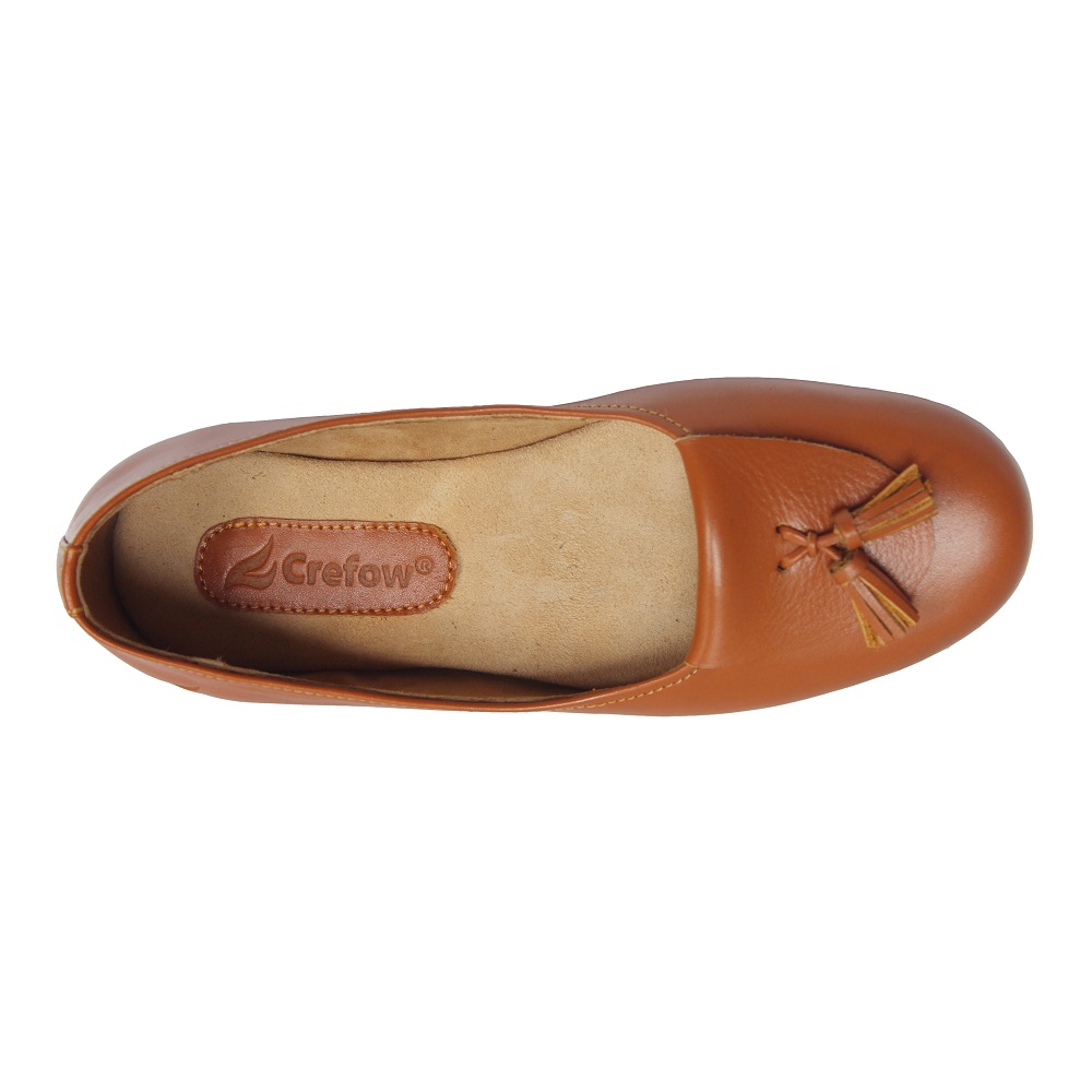 Leta Flat Pump Woman Tan