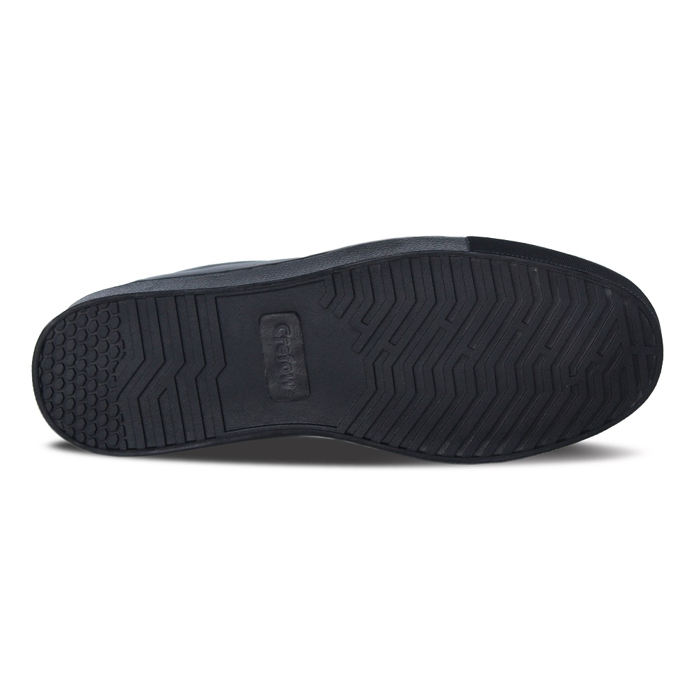 Micko Black Men Leather Slip On