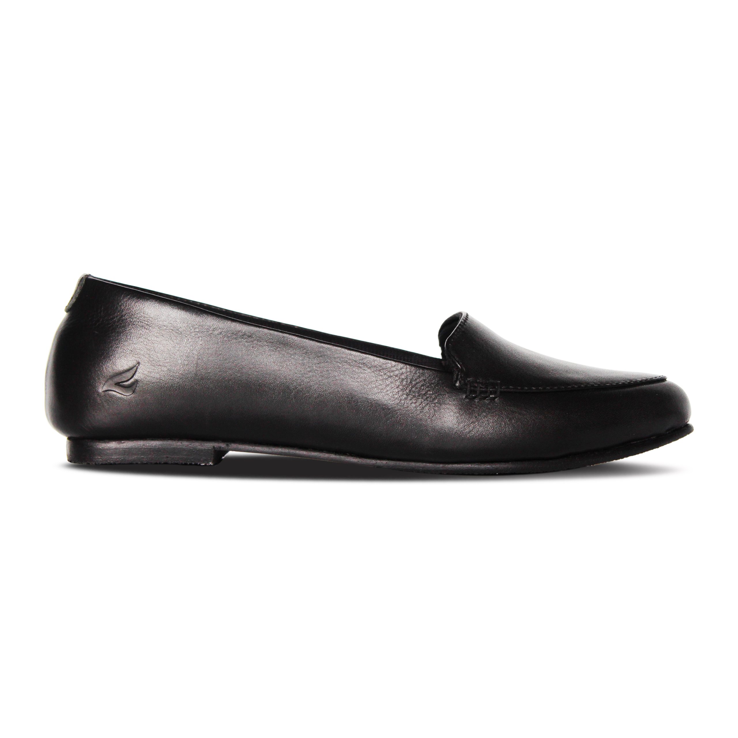 Shevany Black Women Leather Loafers