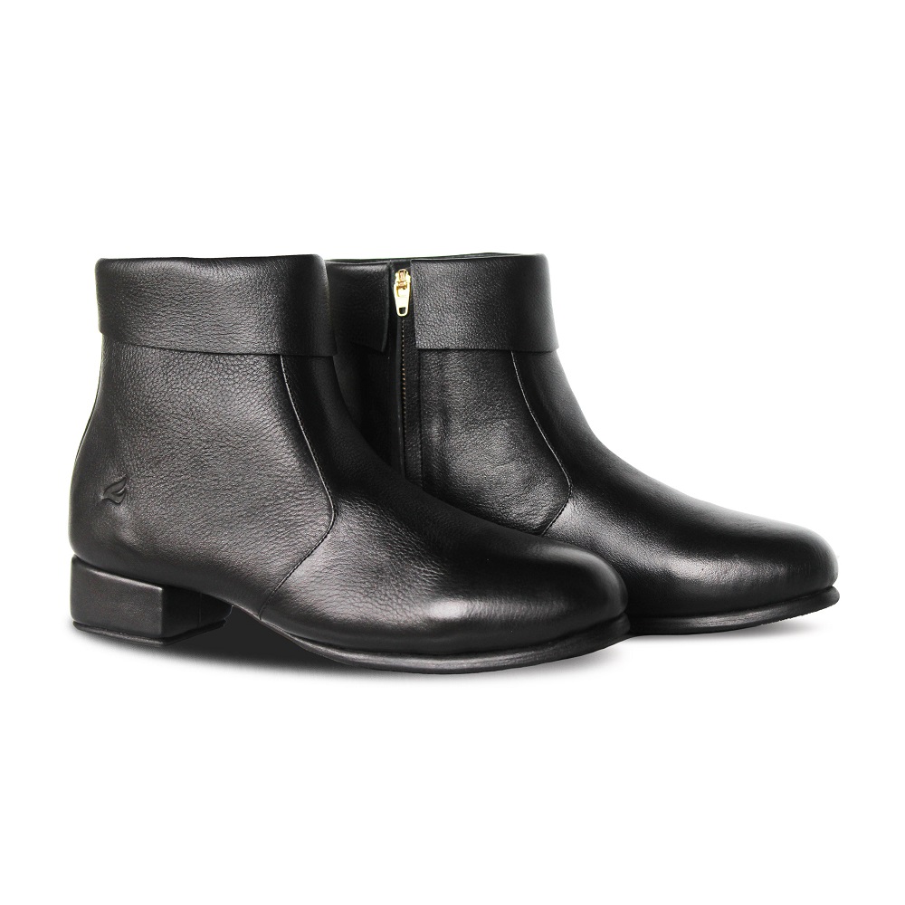 Carla H3 Black Women Leather Boots