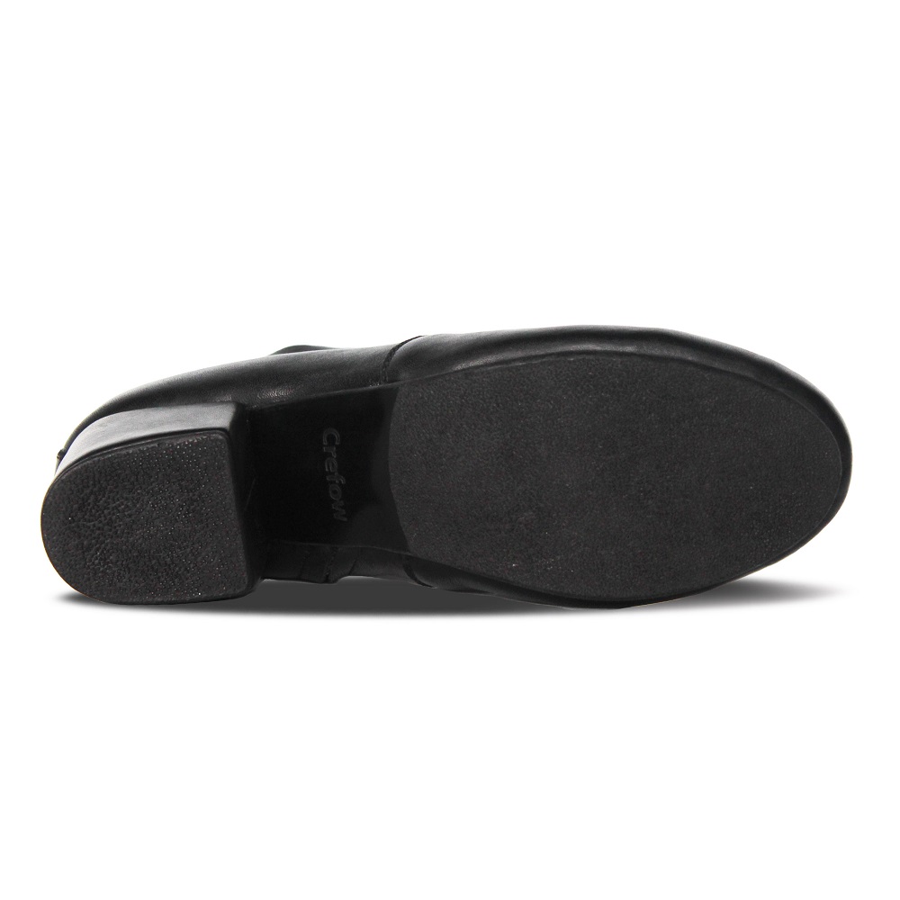 Calta Black Women Leather Boots