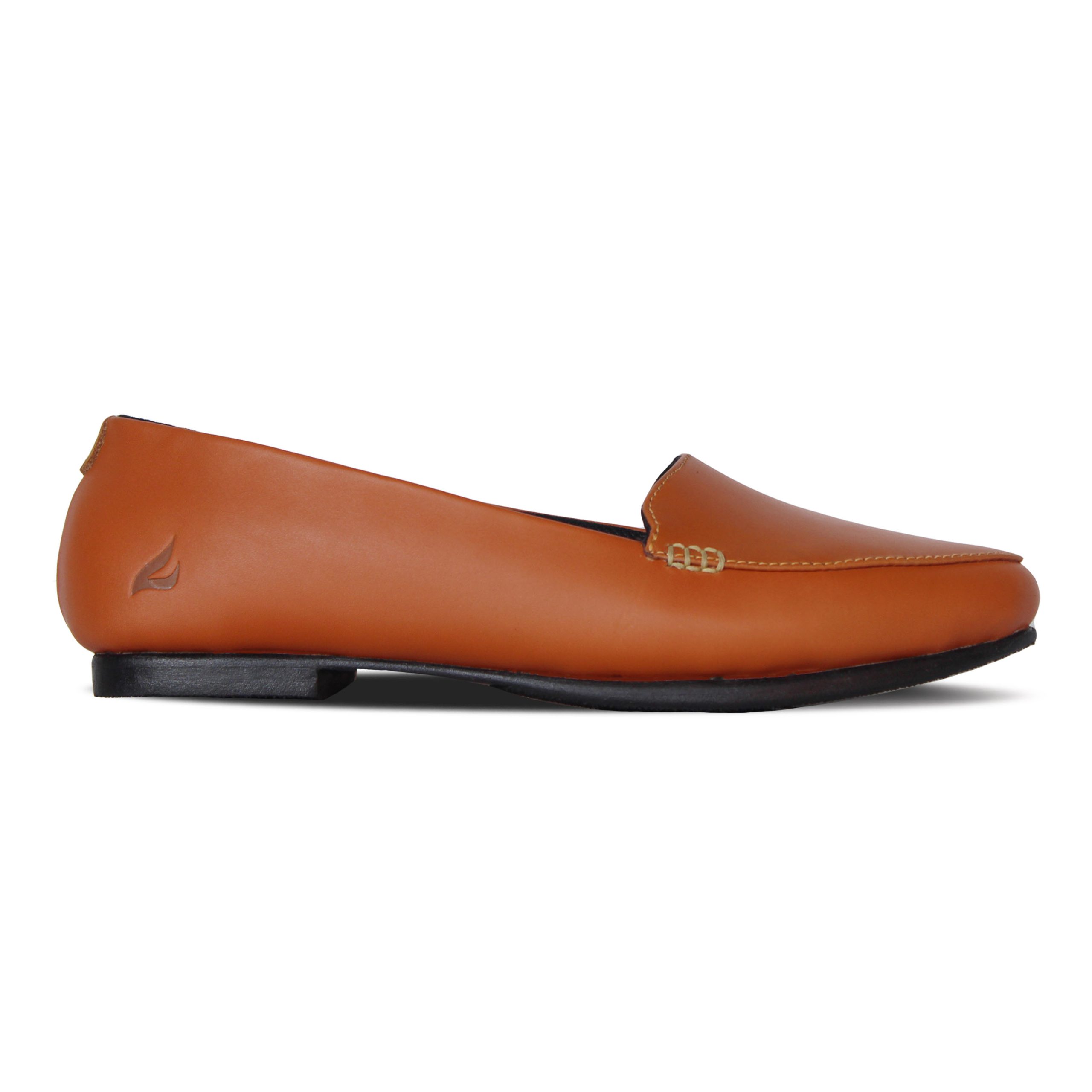 Shevany Tan Women Leather Loafers