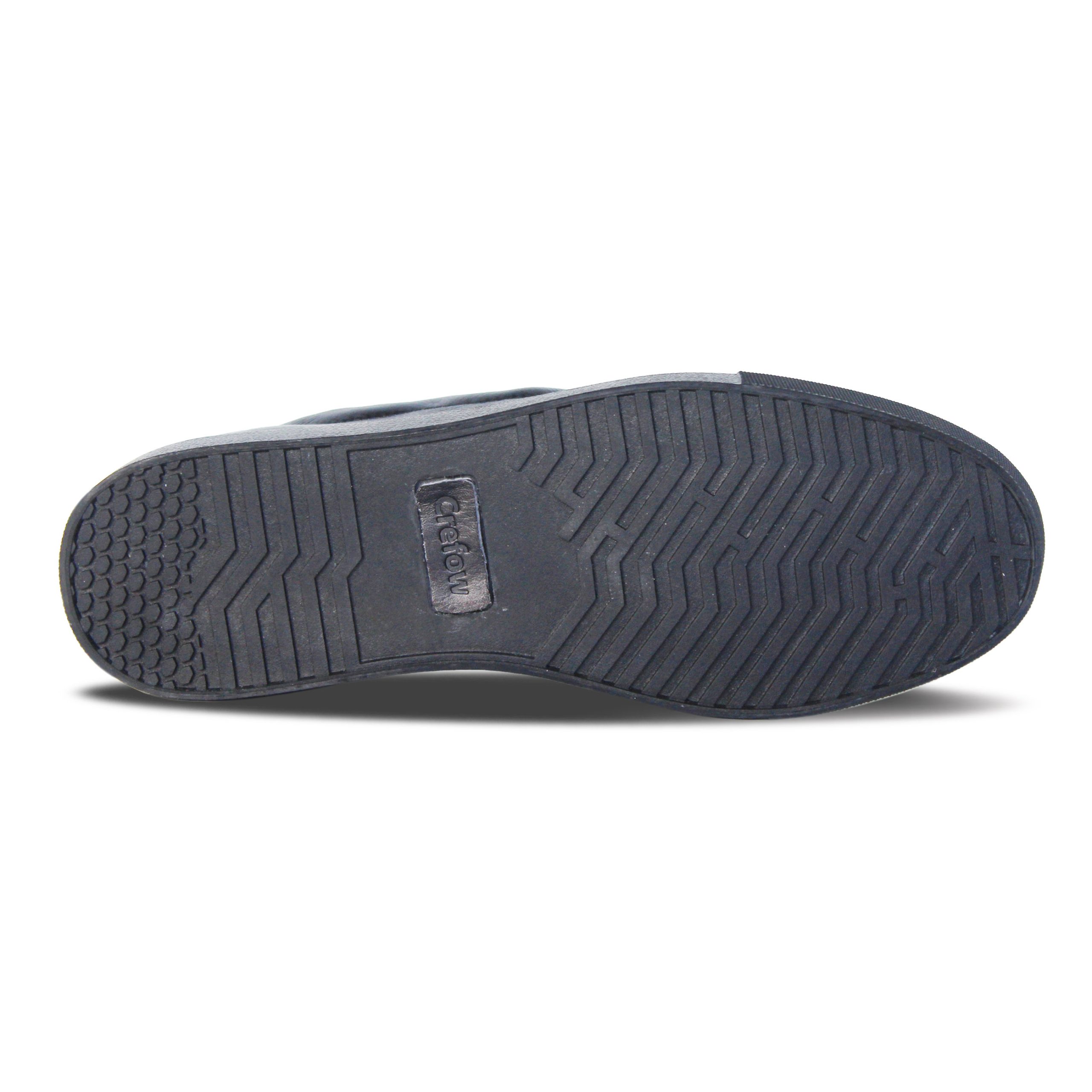Natan Black Leather Slip On