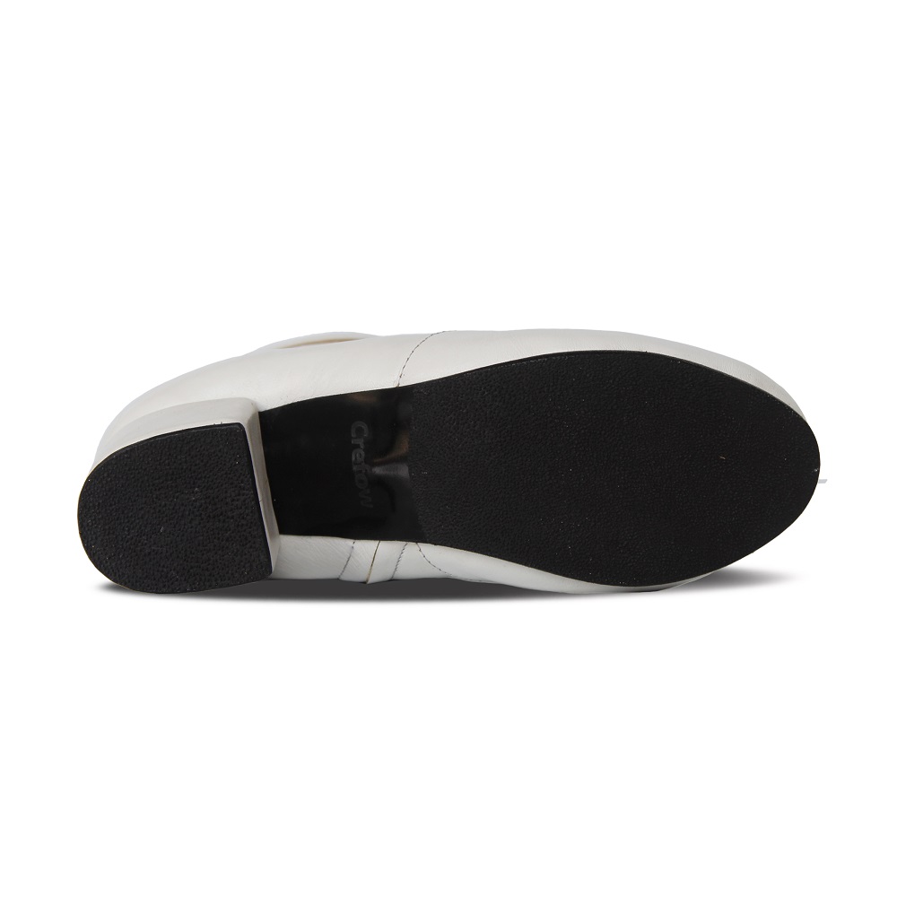 Carla White Women Leather Boots