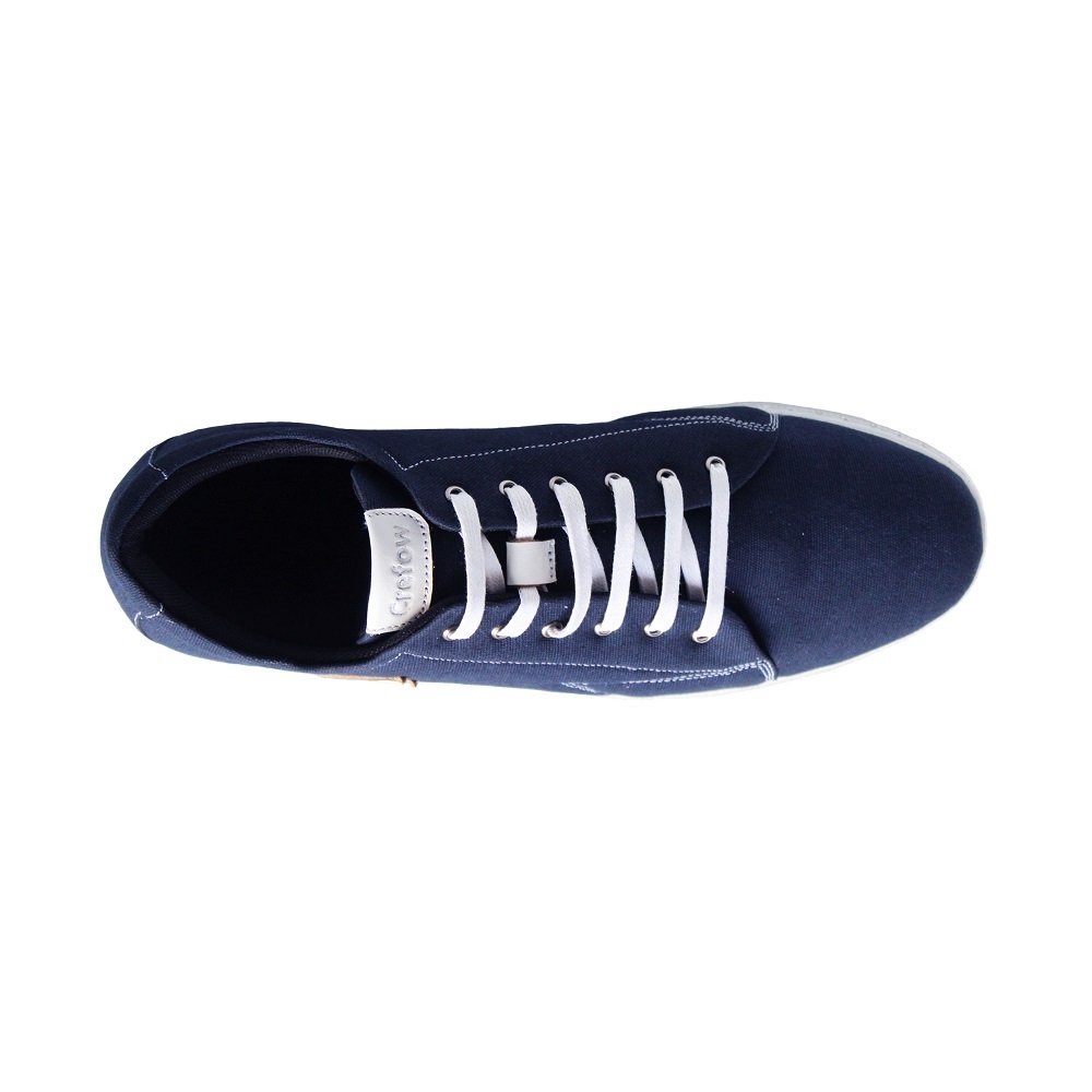 Crefow Neacky Navy White Canvas Sneakers
