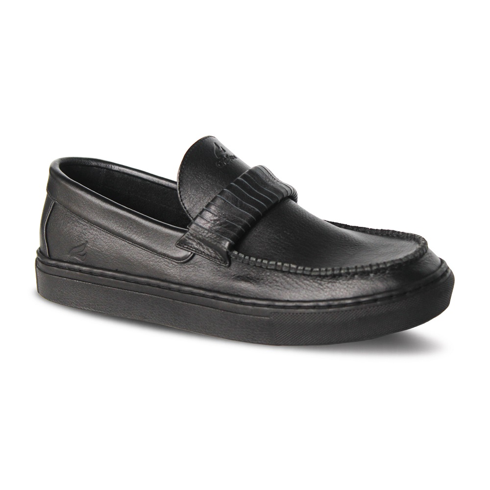 Fero Black Men Loafers