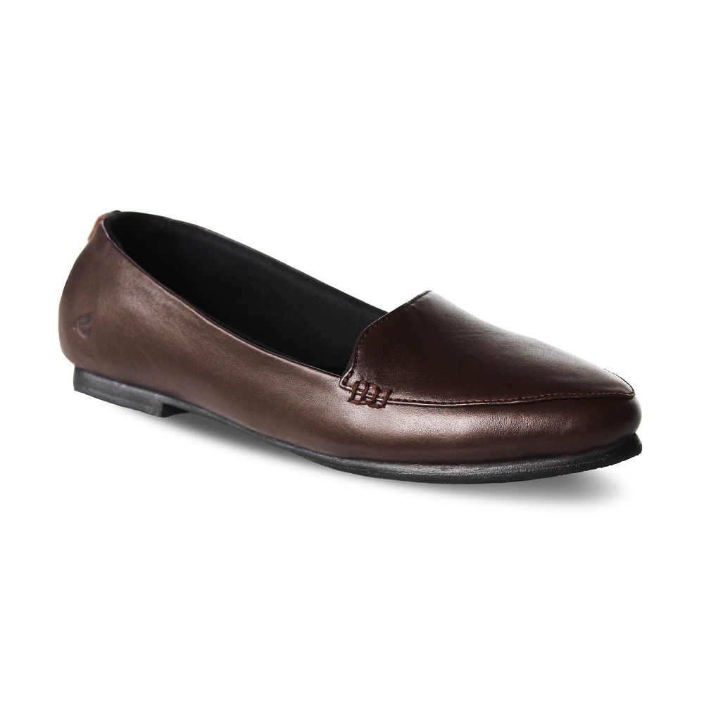 Shevany Brown Women Leather Loafers