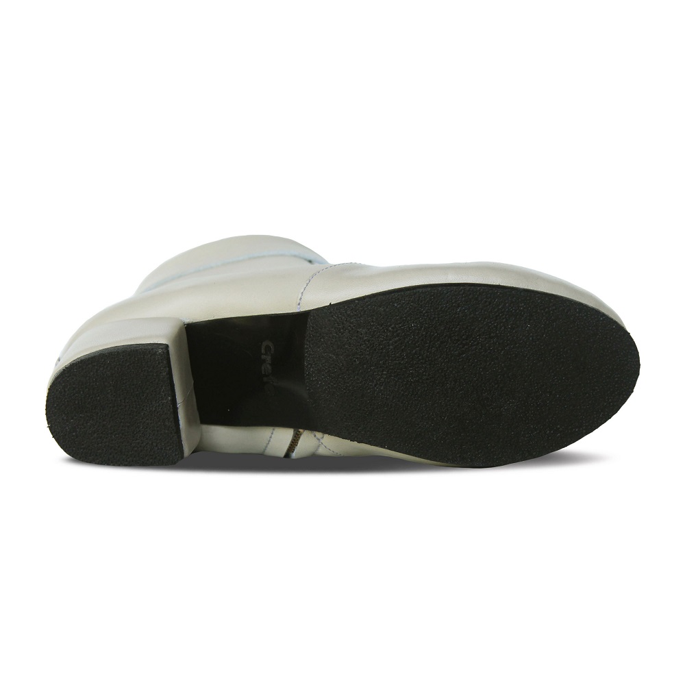 Carla Broken White Women Leather Boots