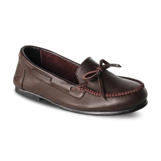 Seina Brown Women Leather Loafers Shoes