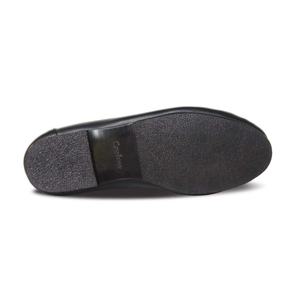 Seina Black Women Leather Loafers Shoes