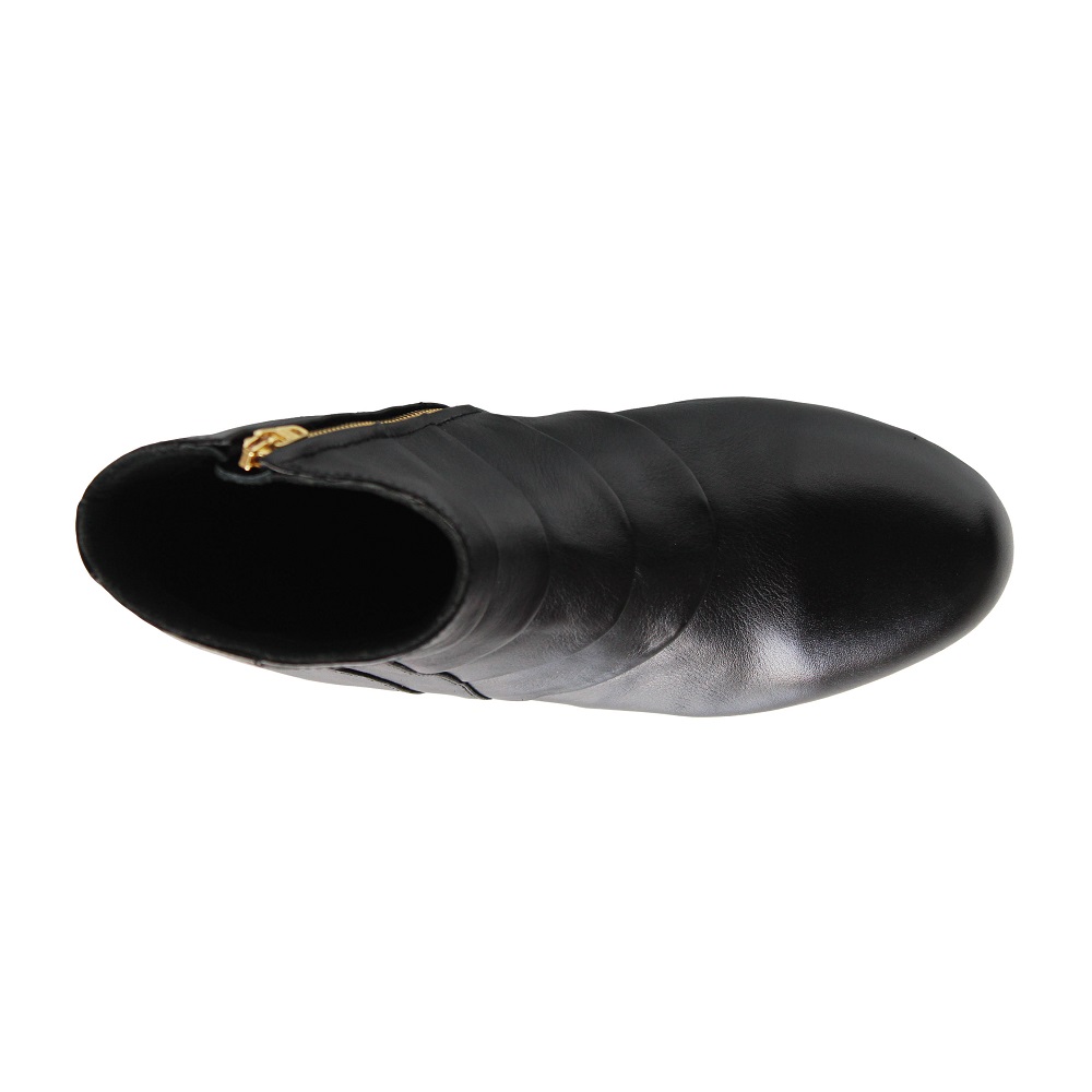 Clarisa Black Women Leather Boots